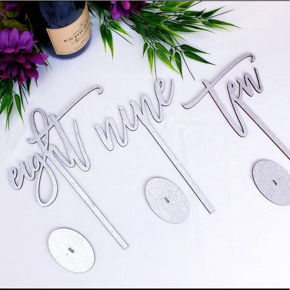 Wedding table numbers - Picture 2 of 10